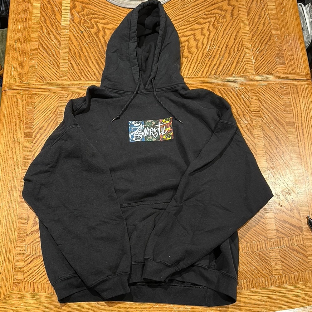 Black Graphic Hoodie